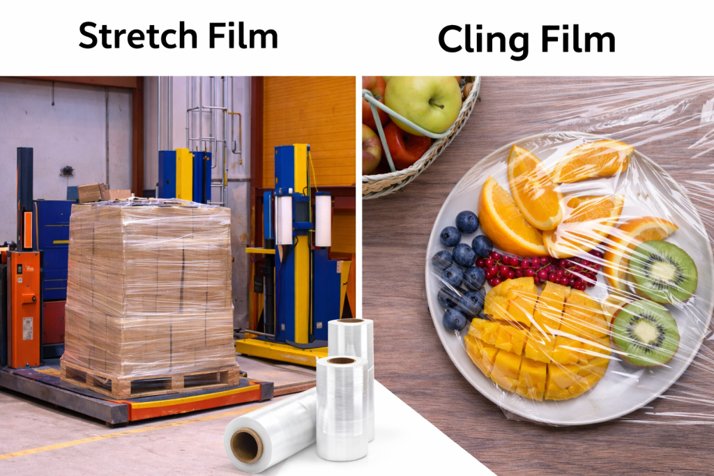 stretch film and cling film