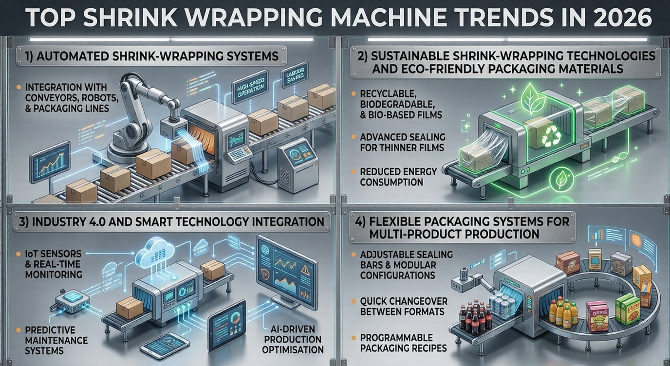 Shrink Wrapping Machine Trends Shaping Packaging in 2026