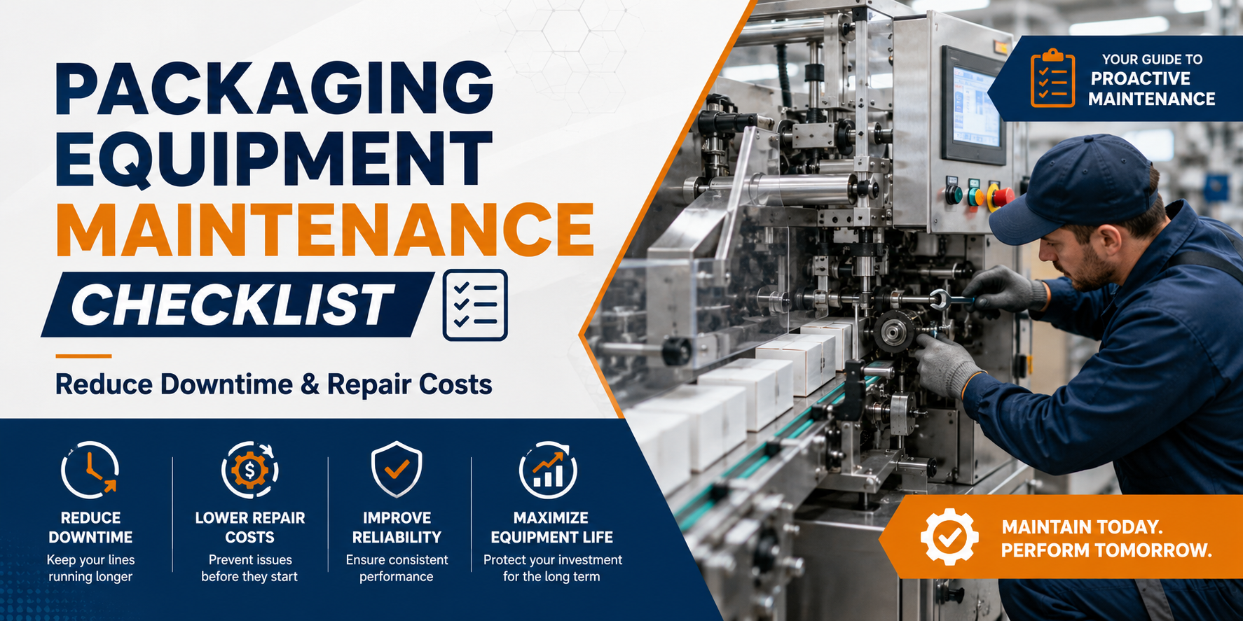 Free Packaging Machine Maintenance Checklist | Expert Tips